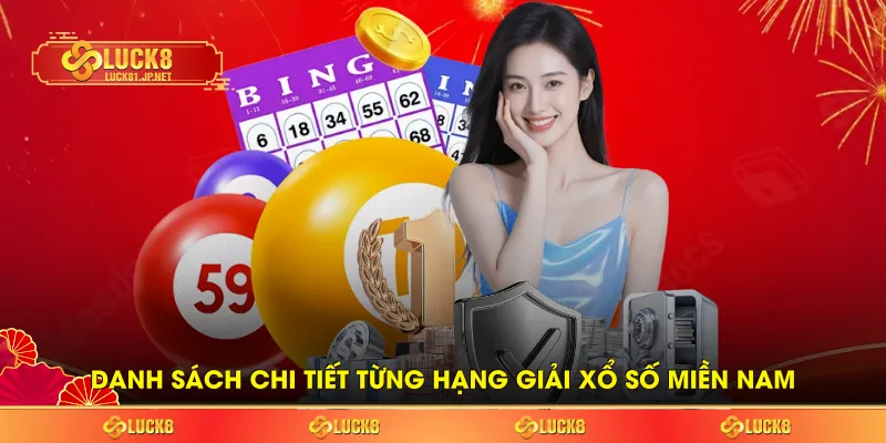 Danh sách chi tiết từng hạng giải xổ số miền Nam Danh sách chi tiết từng hạng giải xổ số miền Nam